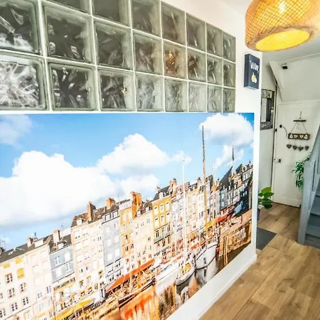 Apartment SPACIEUX Appart Jacuzzi Terrasse Parking 10min port d'Honfleur Plage *